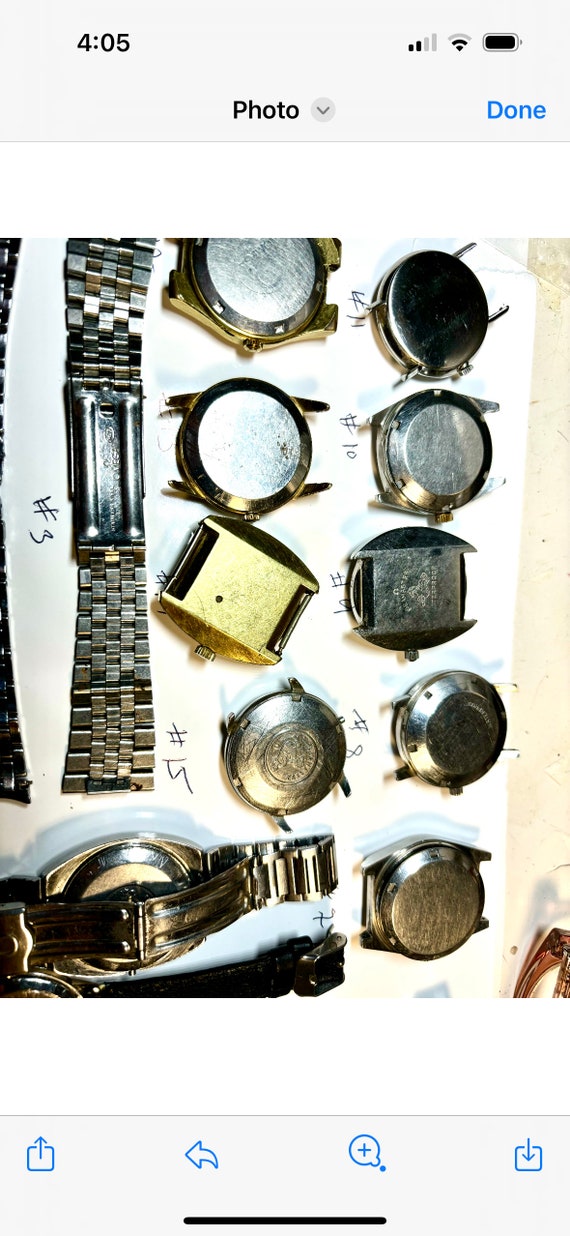 omega lot of vintage watches 4 parts or 4 resisto… - image 3