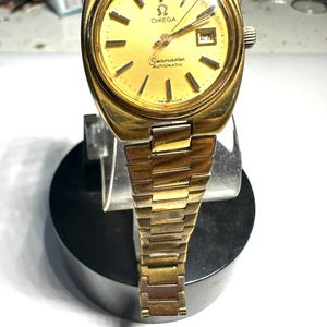 Vintage Omega seamaster automatic ladies 14 k gold filled