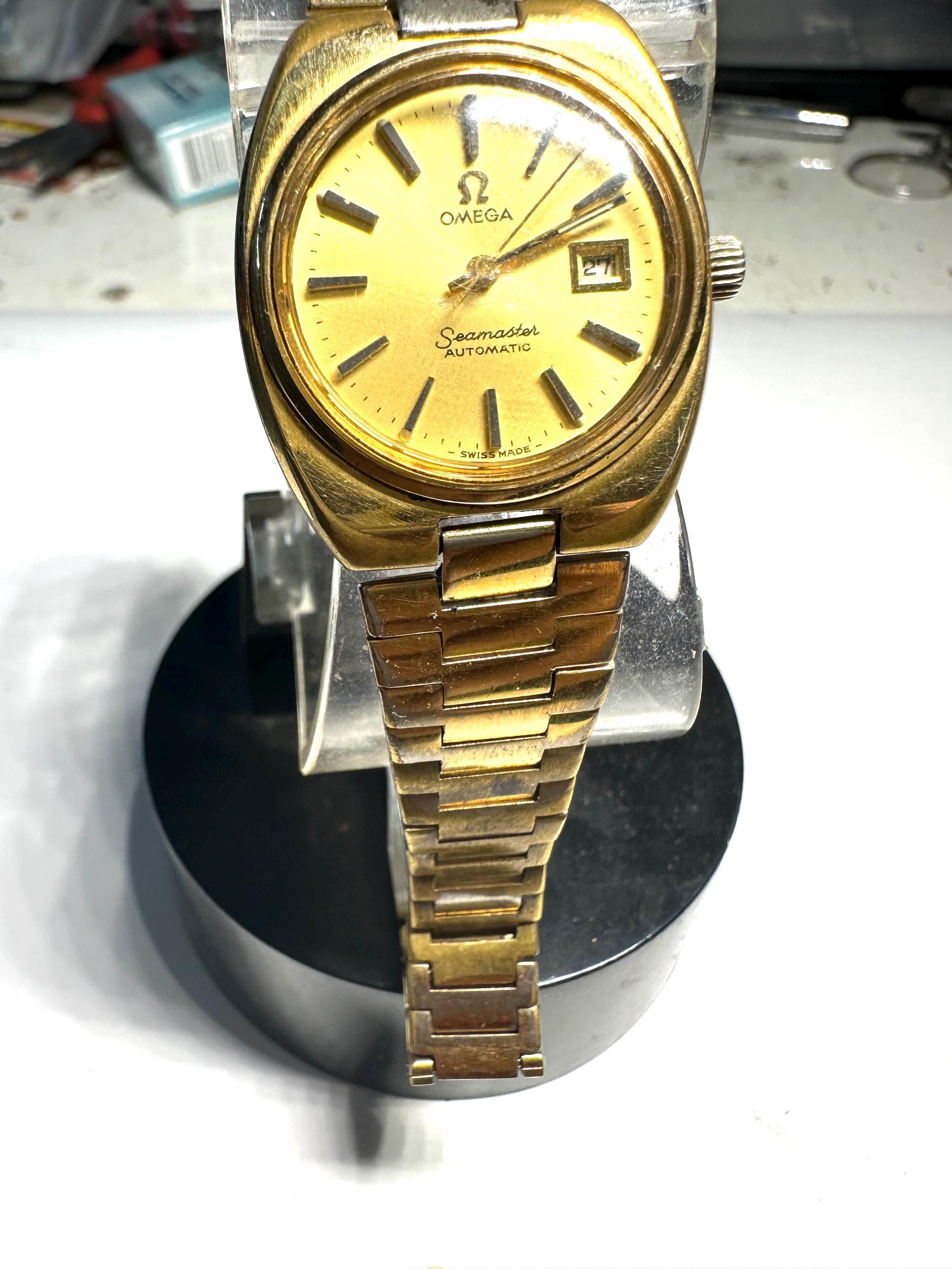 Vintage Omega seamaster automatic ladies 14 k gold filled