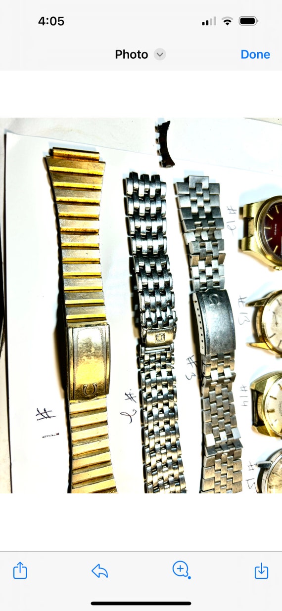 omega lot of vintage watches 4 parts or 4 resisto… - image 10