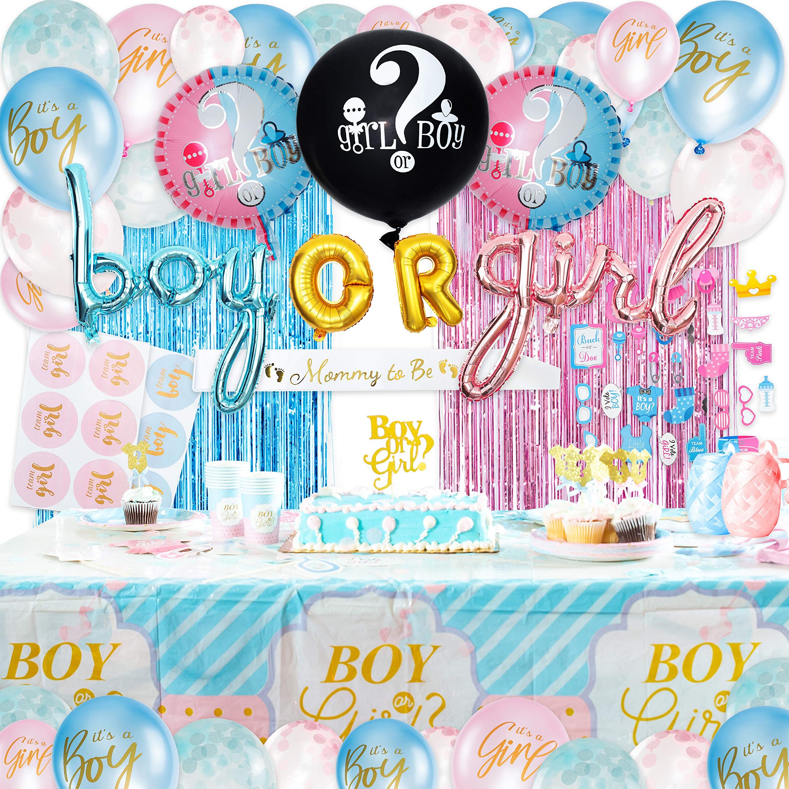  Gender Reveal Party Decoration Boy or Girl Party