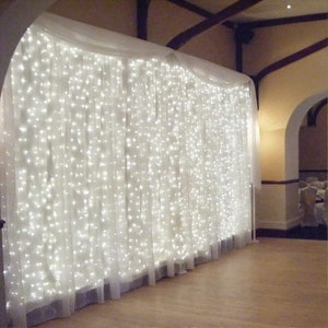 Wedding Backdrop  Bridal Shower Photo  String Light 9.8FT × 9.8FT  Wedding Banner  Backdrop Macrame  Wedding Arch Wedding  Decor Photo