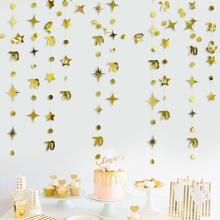 Palloncino Foil 42 Cm | Sparkling Birthday 70 | Decorazione Festa Compleanno