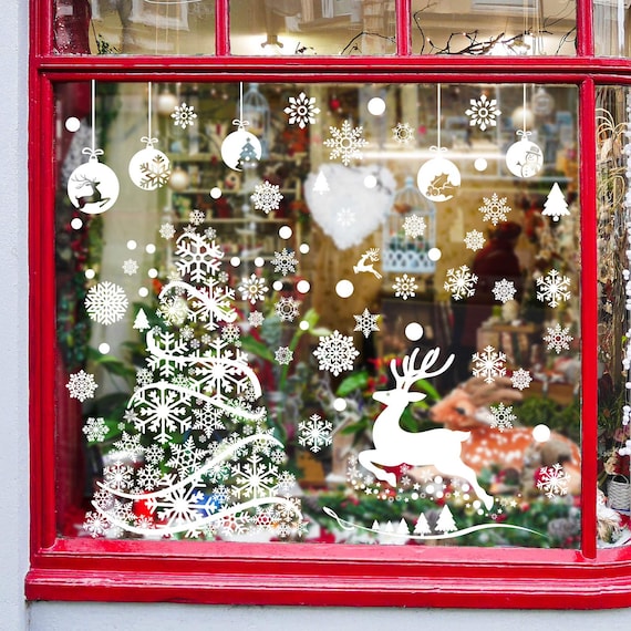 DIY Christmas Window Clings with Cricut ⋆ The Quiet Grove
