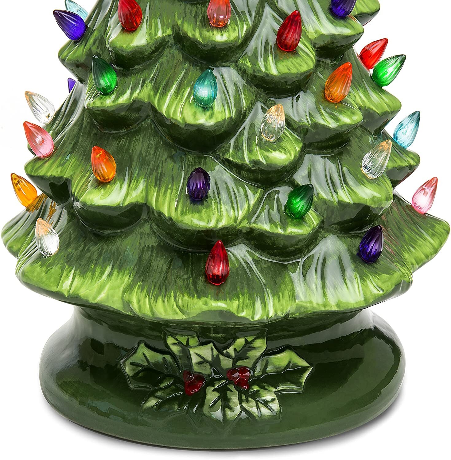 CHRISTMAS CLEARANCE Ceramic Christmas Tree With Lights Etsy