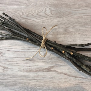10 PCS 12&quot; inches  Rowan sticks Rowan branches Rowan sticks Rowan Tree Rowan branches supply Shamanic wood