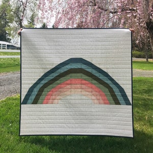Rainbow Baby Quilt- Rainbow Baby Blanket- Rainbow Nursery Decor - Baby Shower Gift