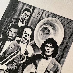 Tim Curry Band Shirt (Hand Printed // Original GnuYorker Design)