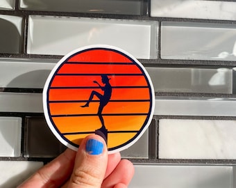 Karate Kid logo sticker