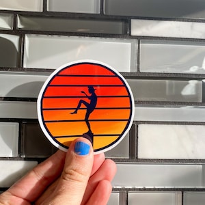 Karate Kid logo sticker