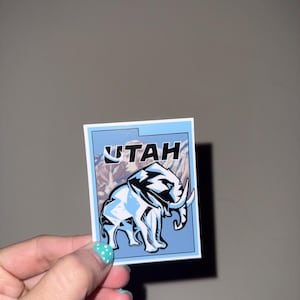 Utah Mammoth Hockey Sticker