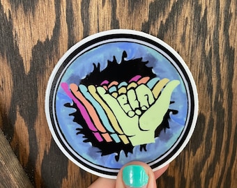 Hang Loose/ Shaka Sticker