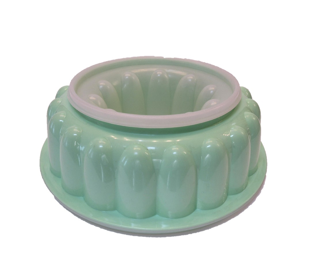 Tupperware Jello Jello Mold Ice Ring 3 Piece Green 9 Etsy