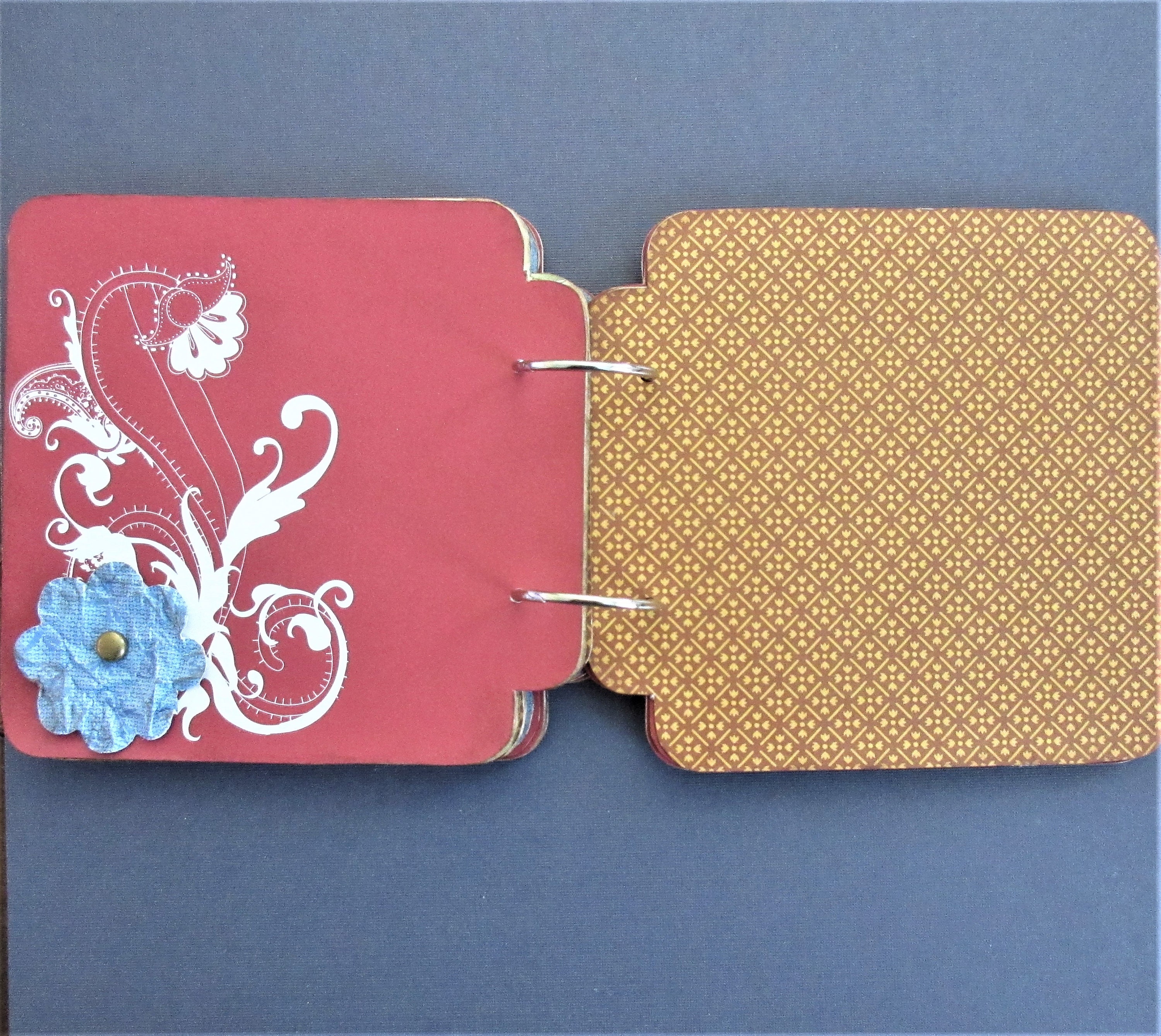 Handmade completed chipboard scrapbook album Etsy