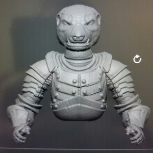 Angry Honey Badger Headsculpt