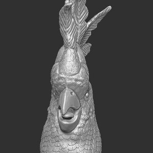 Cockatoo Head for Bird Figure