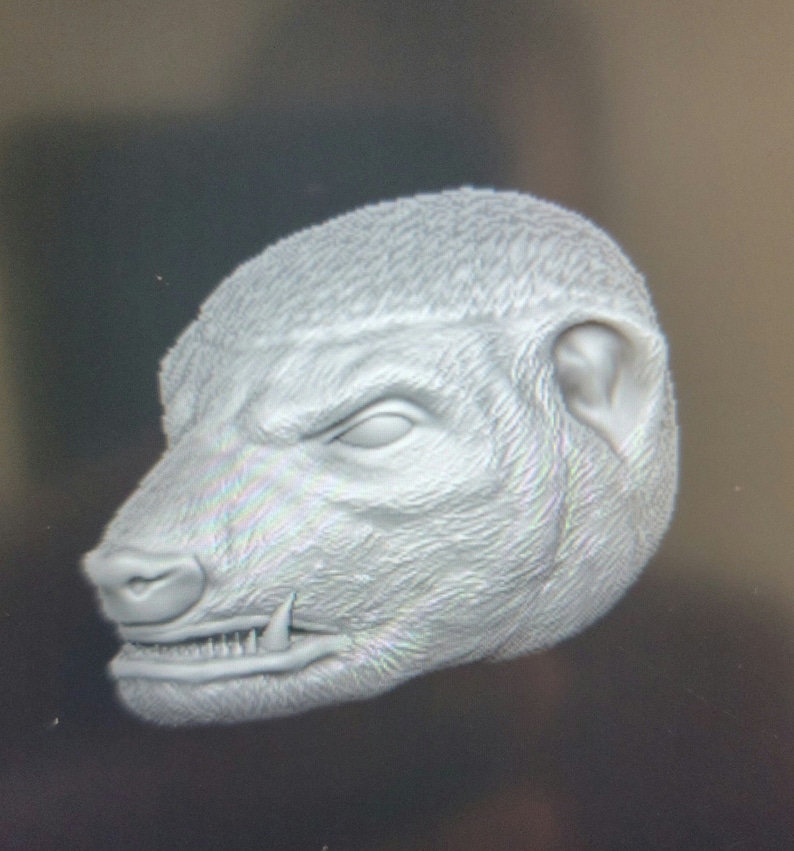 Angry Honey Badger Headsculpt