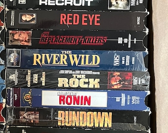 Lot 1: VHS Action P-Z (sci Fi, Action, Thriller)- Choose