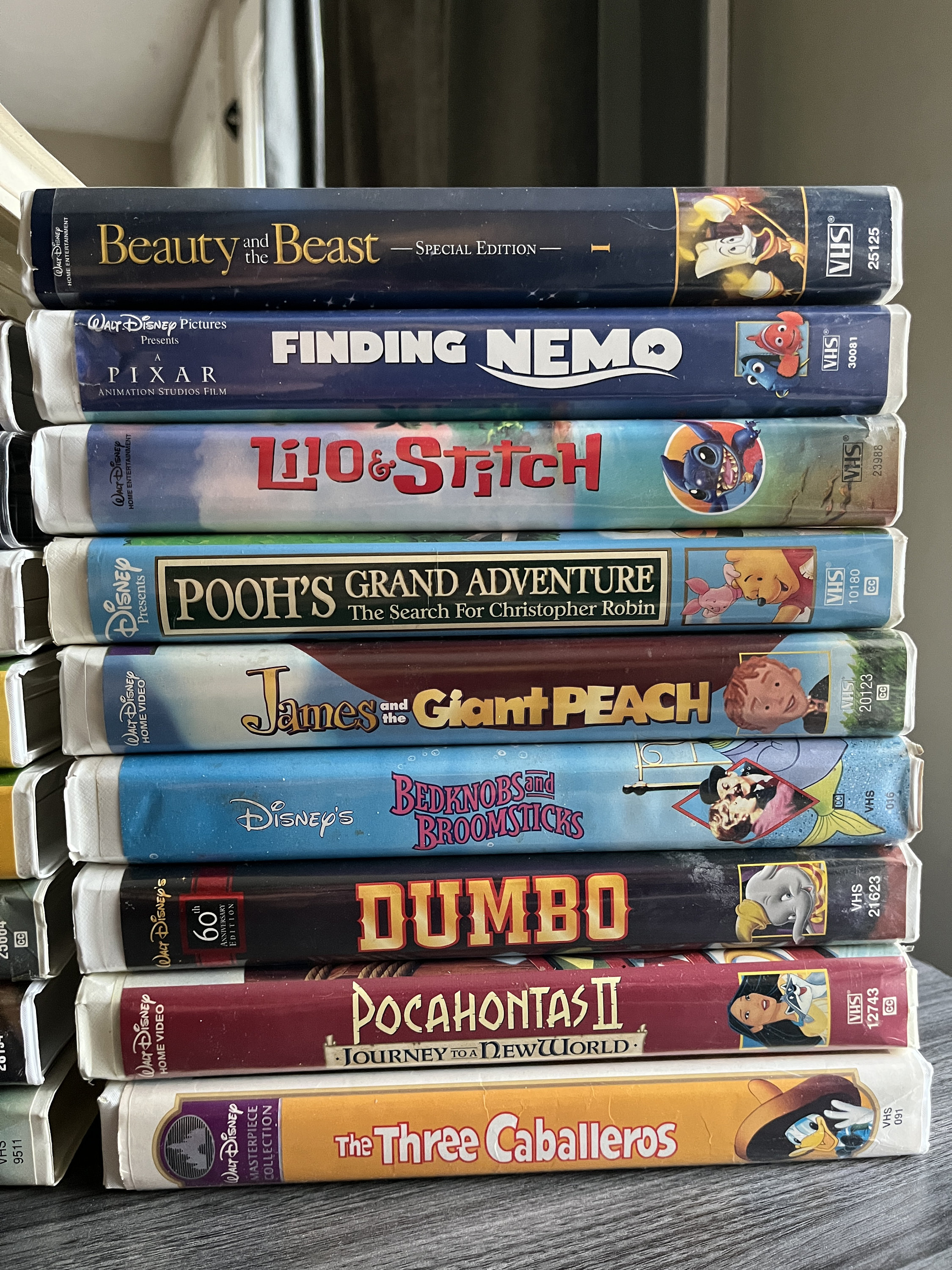 Disney Movies VHS Listing 3 of 5 Original Clamshell Cases and Artwork
