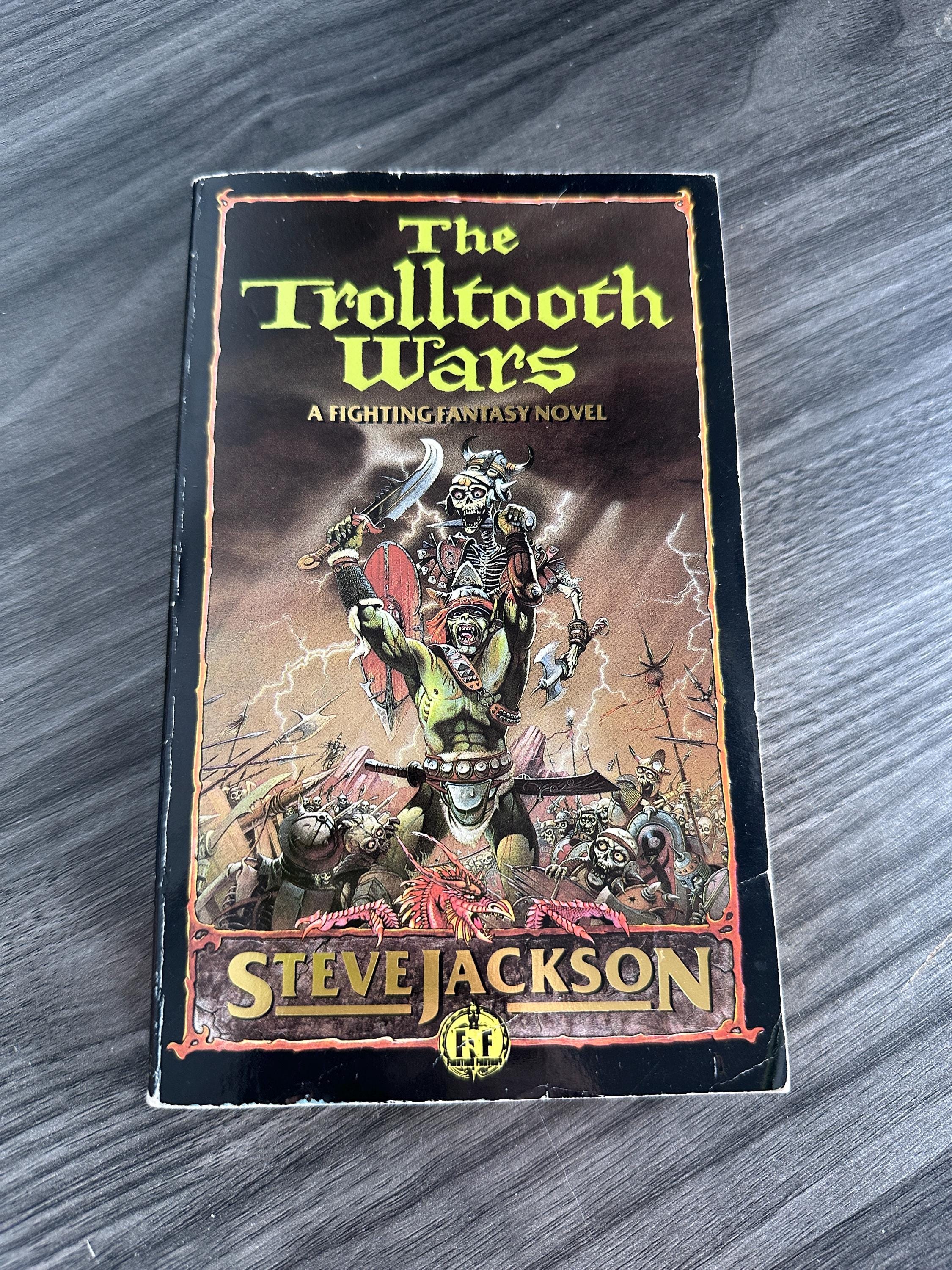 Trolltooth Wars by Steve Jackson 1989 Vintage Paperback by