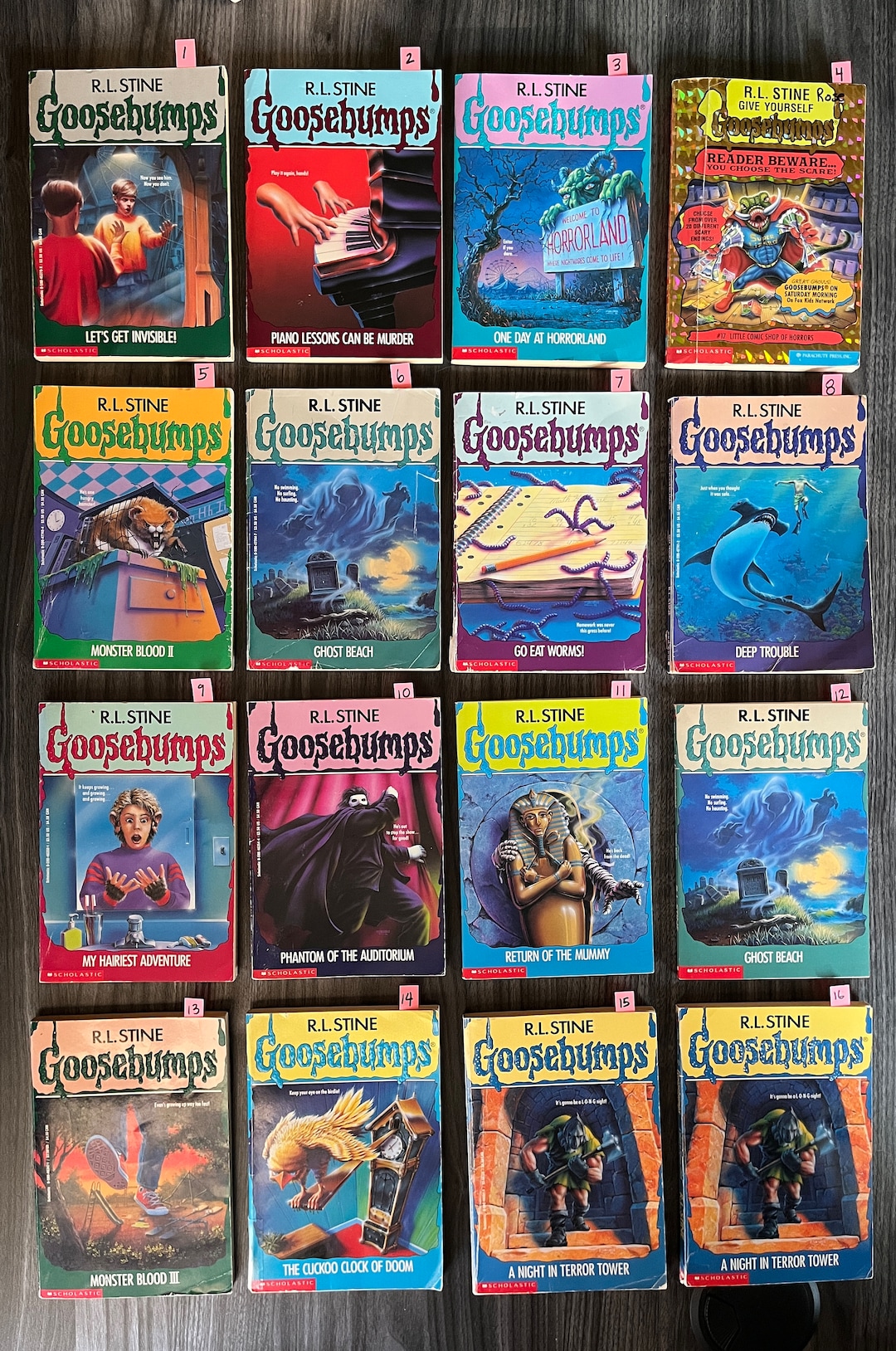 Vintage Goosebumps Books by R.L. Stine - Choose Your