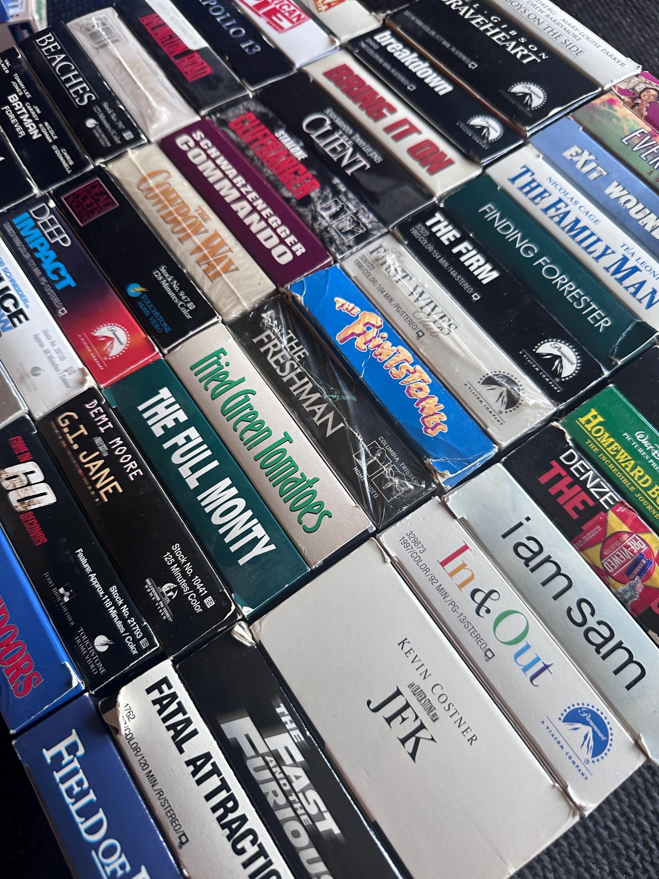 Lot 3: VHS Movies A-J; More Popular VHS Movies; Comedy