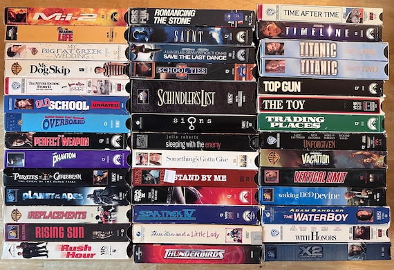 Lot 4: VHS Movies M-Z; All Genres - Comedy, Family, Action