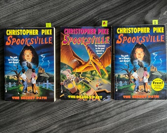 Christopher Pike Spooksville Paperbacks, Vintage 1995, Choose From List