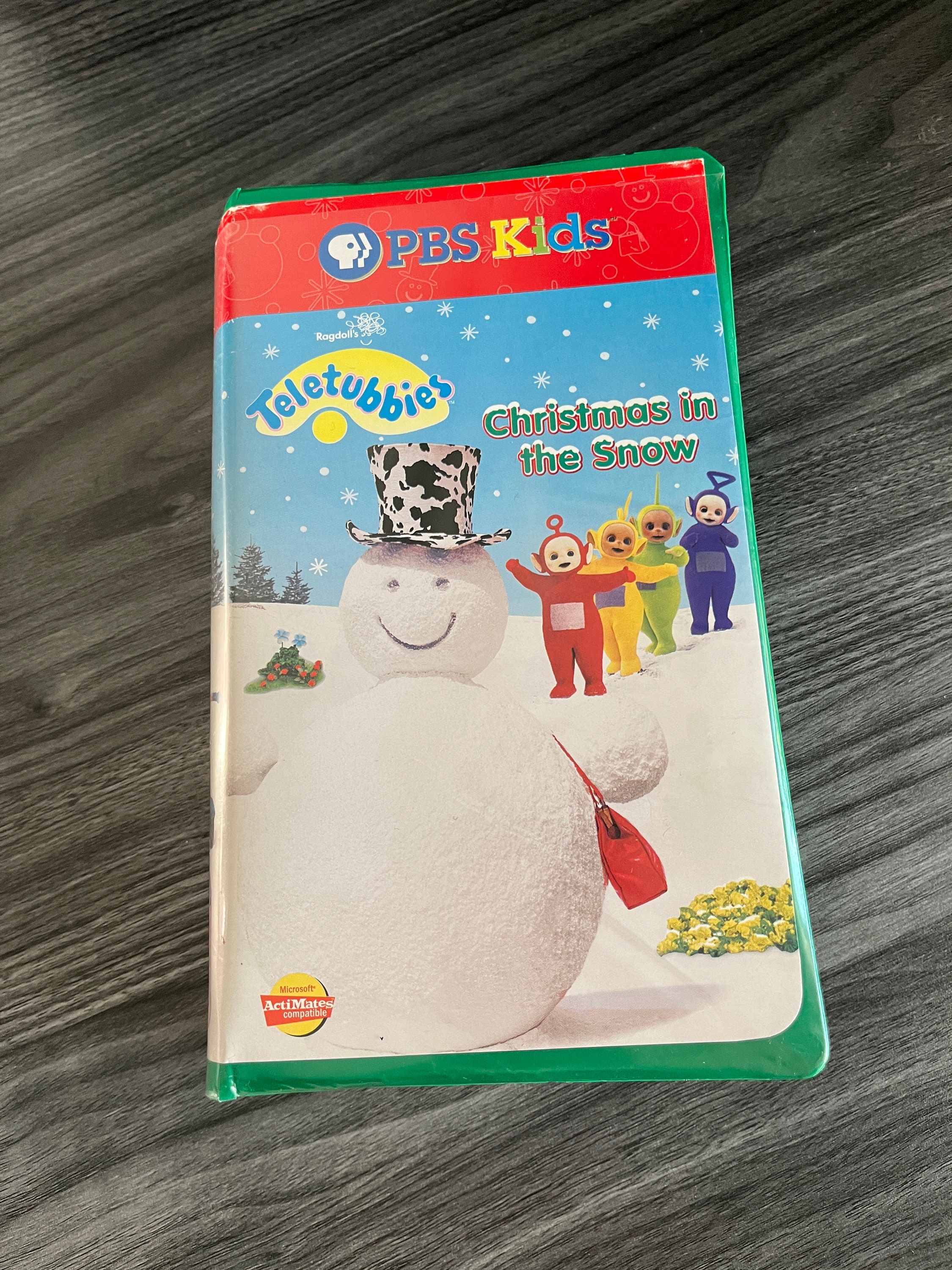 Teletubbies VHS Christmas in the Snow, Vintage 2tape Set in Original