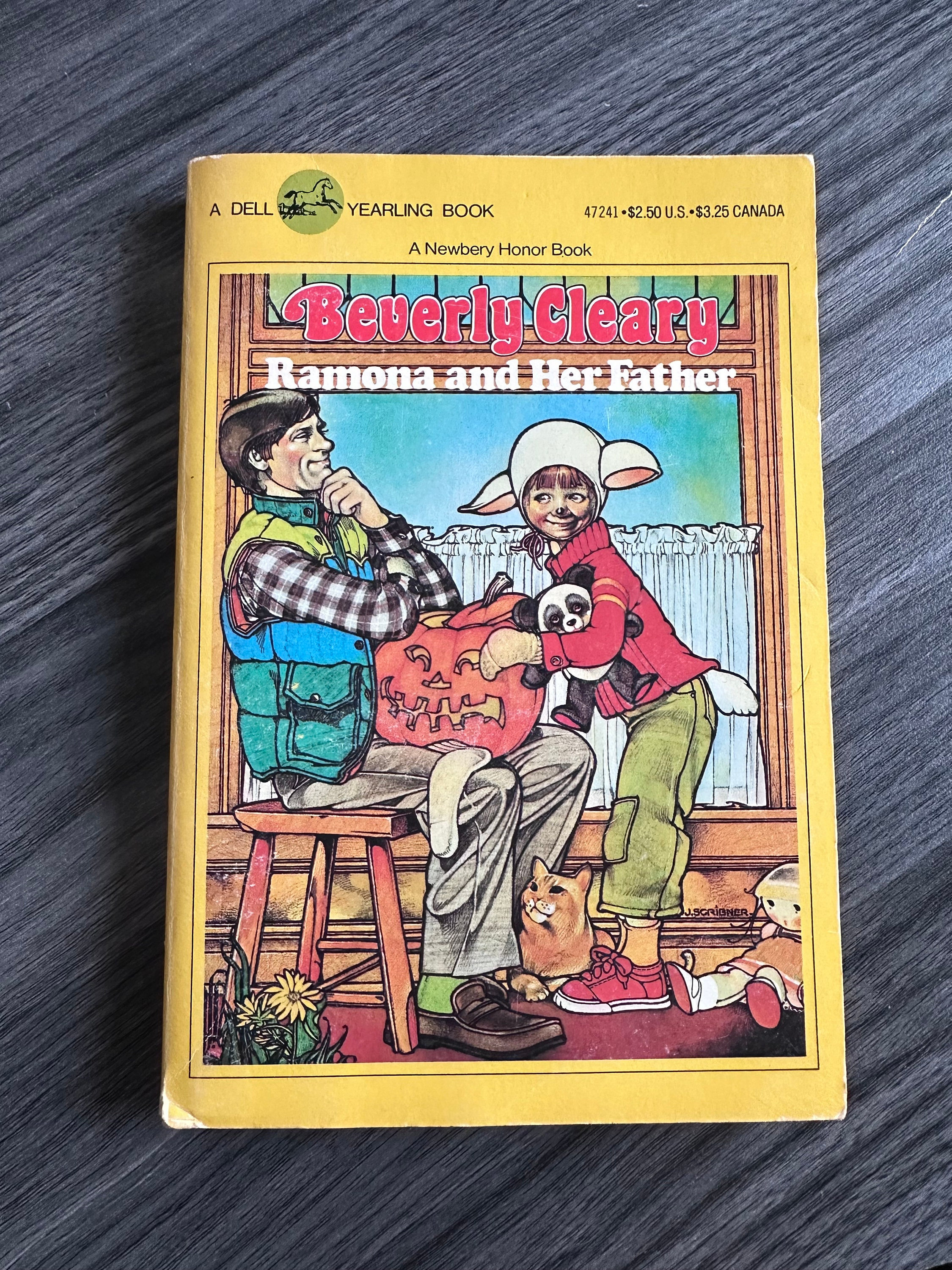 Ramona And her Father - 1983 Dell Yearling Paperback Book by Beverly Cleary  - Etsy 日本, image size:2250x3000