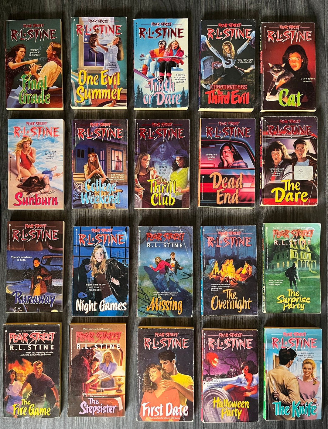 Fear Street Books R.L. Stine Vintage Listing 1 of 2 1990s Etsy