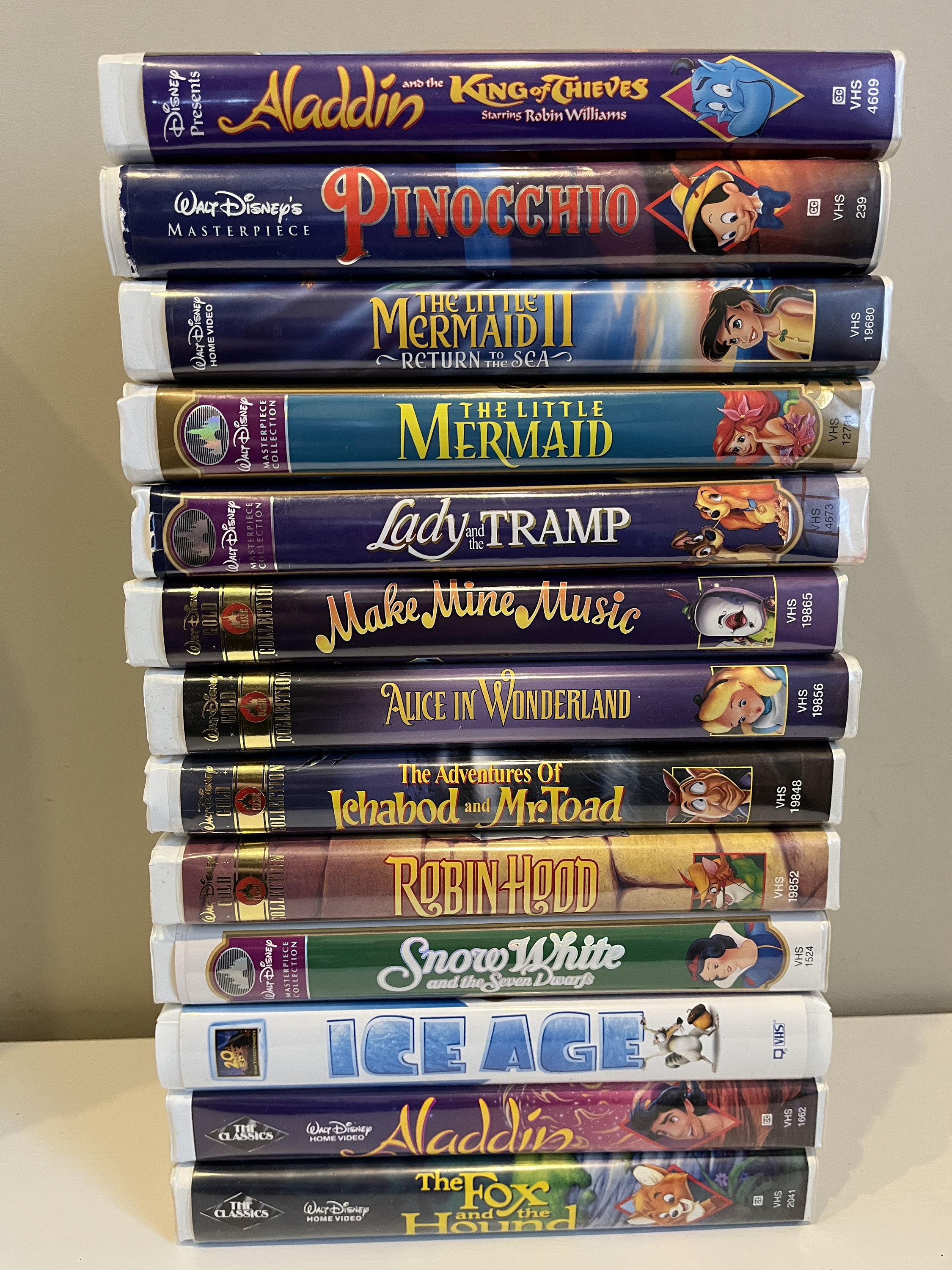 Disney Movies VHS Listing #1 of 6 - Refresh! Original Clamshell Cases ...
