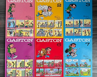 Bandes dessinées cartonnées Gaston Lagaffe d'André Franquin, millésime 1998 - Au choix dans la liste