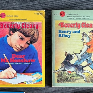 livres vintage Beverly Cleary, Ramona, Henry et Ribsy et cher M. Henshaw ; Choisissez dans la liste