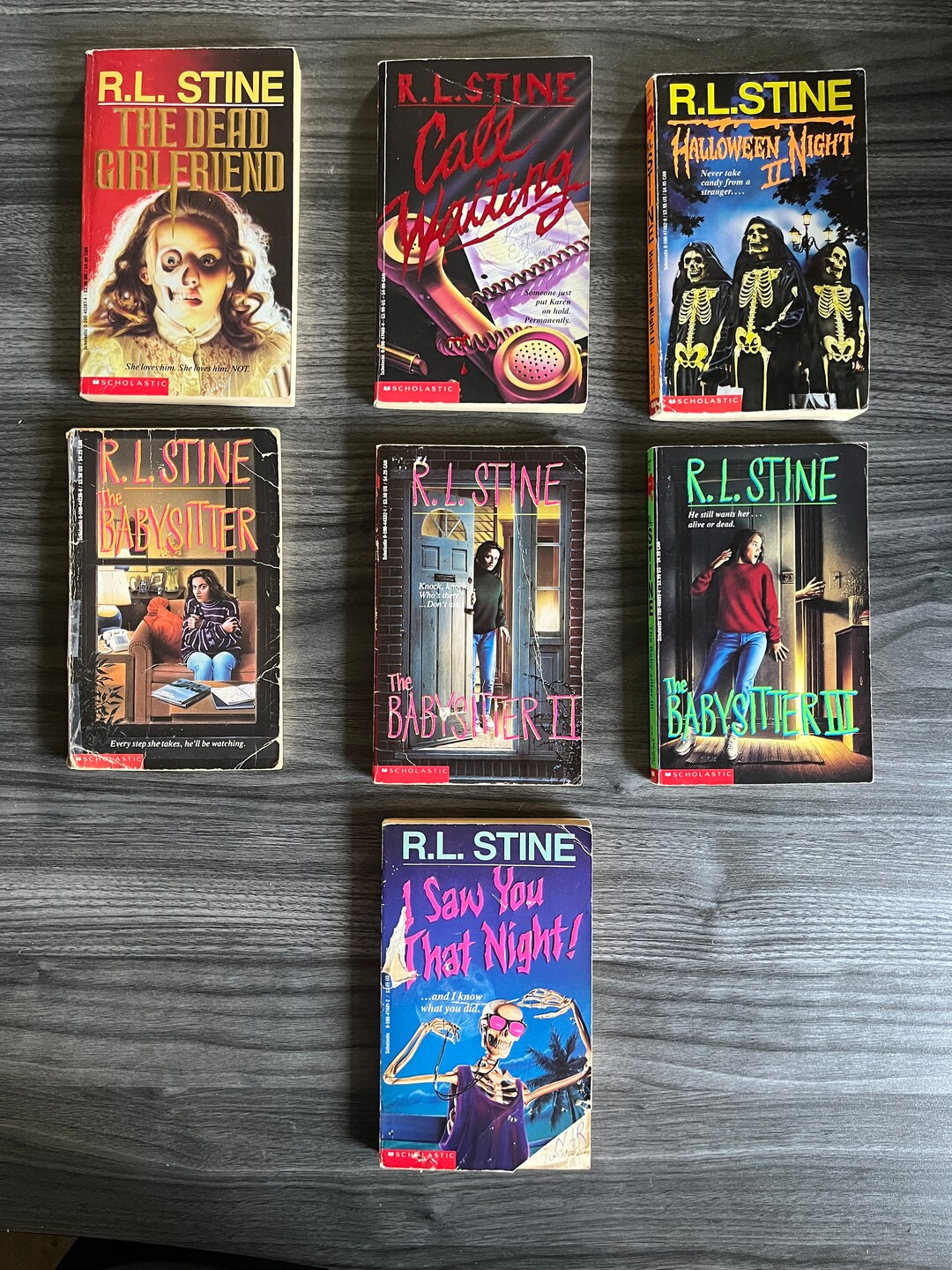 R.L. Stine Books Horror Teen Novels From the 1990s Vintage Etsy