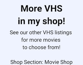 Lot 4: VHS Movies M-Z; All Genres - Comedy, Family, Action