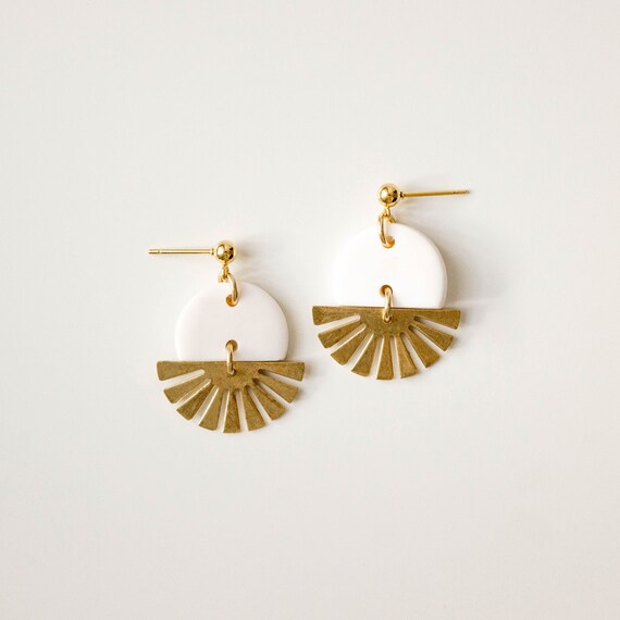 Clay clearance charm earrings