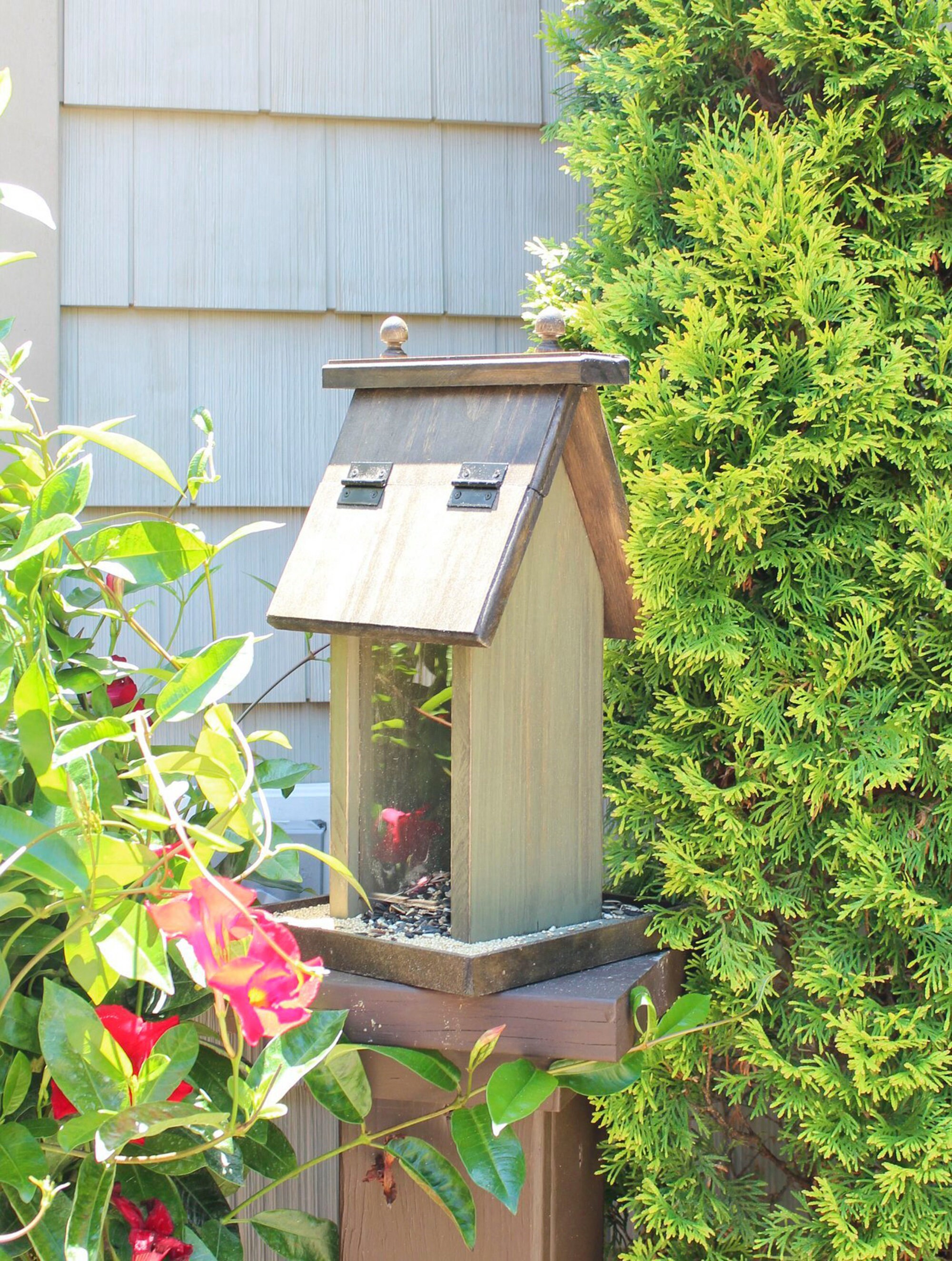 Japanese Garden Bird Feeder Etsy