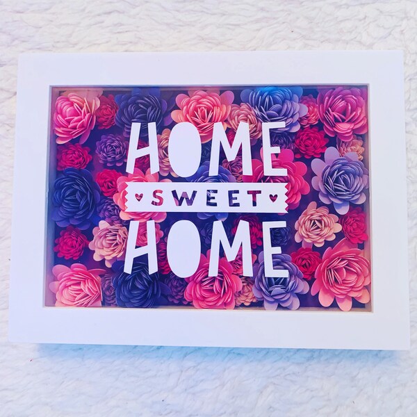 Flower Shadow Box Etsy Canada