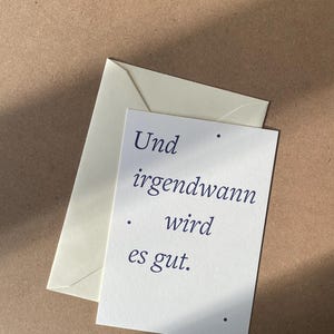 Carte postale typographique