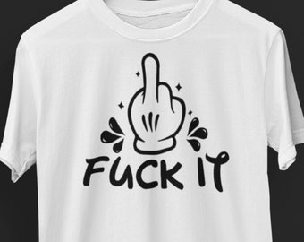 Funny Middle Finger Svg: Sarcastic Clipart for Cricut (Digital Download)