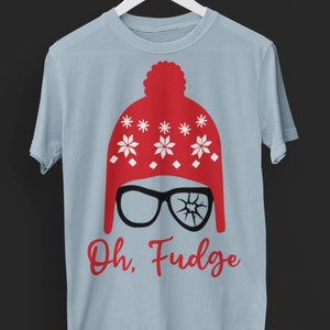 Oh Fudge Svg Files for Cricut, Funny Kids Retro Christmas Movie Holiday ...