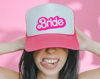 Bridal Trucker Hat Bachelorette Party Favor Gift for Bride To Be Snapback Team Bride Trucker Hat: Bachelorette Party Bridal Gift - Etsy main image 3