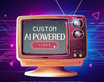 Criação de vídeos personalizados com inteligência artificial, vídeos personalizados, vídeos de presente de aniversário, vídeos para redes sociais com conteúdo gerado pelo usuário, presentes de aniversário exclusivos para despedida de solteira.