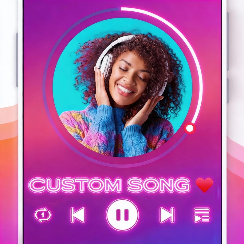 Création de chansons personnalisées | Cadeau paroles et musique personnalisés pour la Saint-Valentin | Cadeau unique personnalisé de chanson à téléchargement MP3 | Paroles de chansons personnalisées image 1