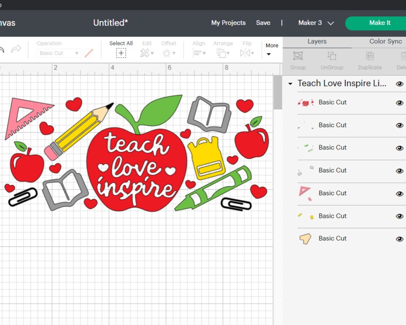 Teacher Appreciation Libbey Glass Can Wrap SVG: Teach Love Inspire ...