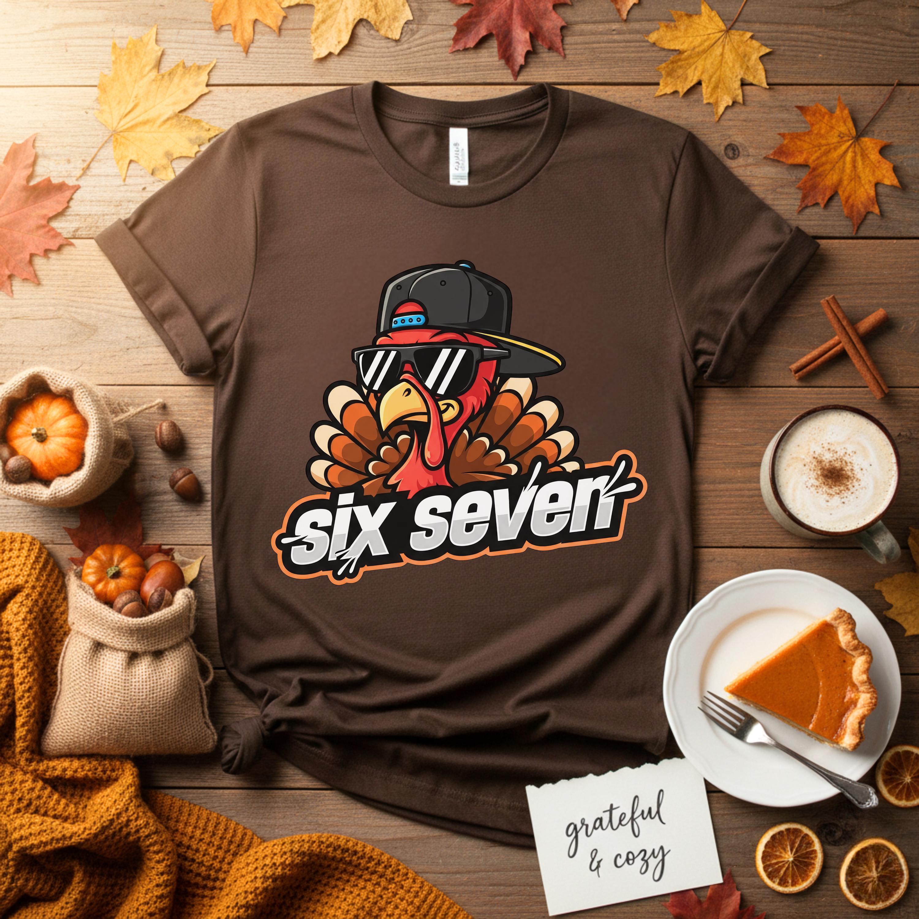 67 Turkey Thanksgiving Png, Funny Fall 6 7 Meme Cute Turkey Kids Shirt ...