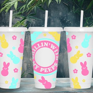 Easter Bunny Starbucks Cup Wrap SVG: Funny Rabbit Venti Cold Cup (Digital Download)