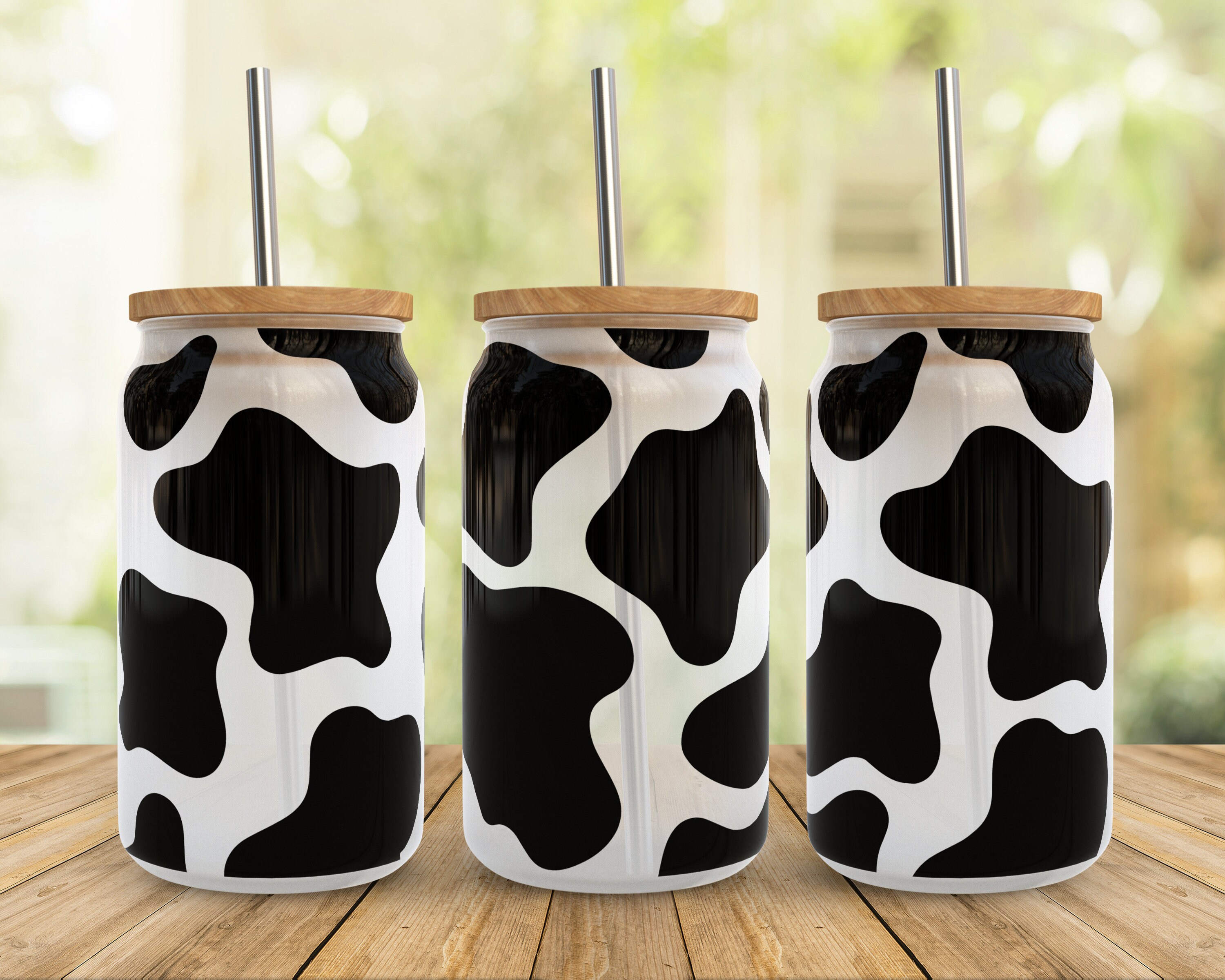 Cow Print Svg 40 Oz Tumbler Wrap Svg, Farmhouse Farm Life Cow 40oz