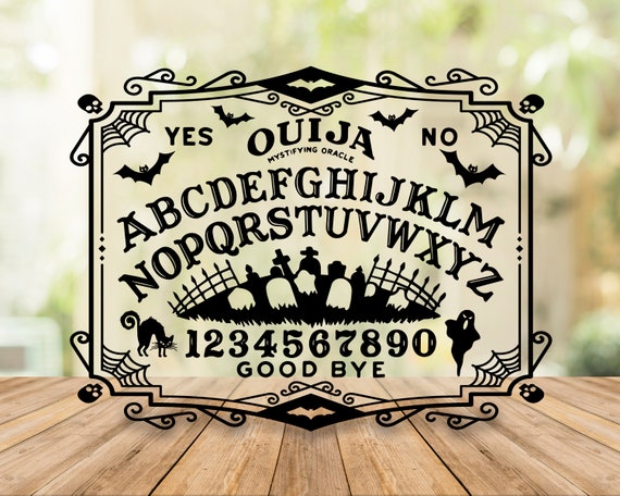Ouija Board SVG Halloween Svg files for Cricut, Spooky Season Goth Witchy SVG for Shirts, Sublimation Png Clipart Sticker, Instant Download